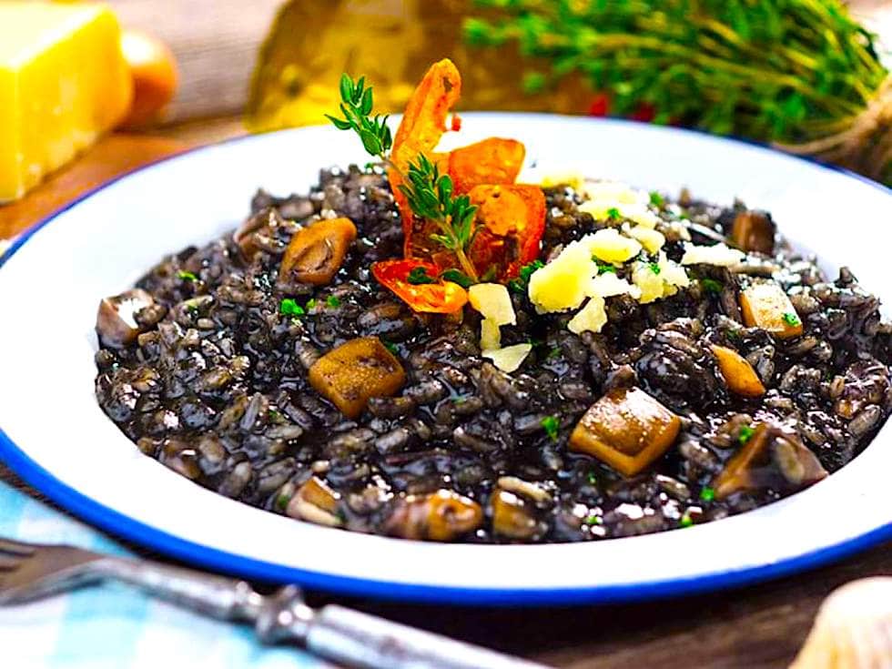 Ino Kuvačić's Croatian Black Squid Ink Risotto - Crni Rižot